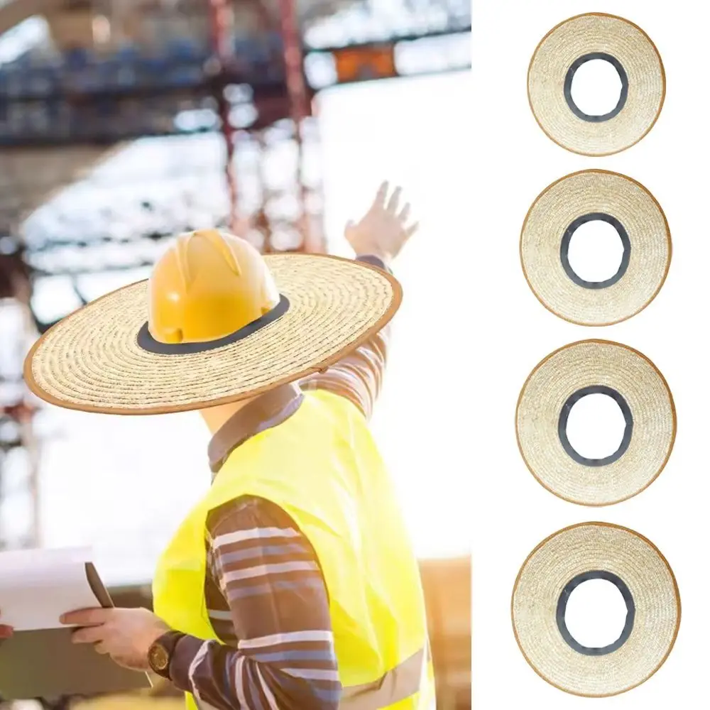 

Sun Protection Visor Construction Safety Hats Brim Full Brim Hard Shield Breathable Elastic Band Helmet Accessories Waterproof
