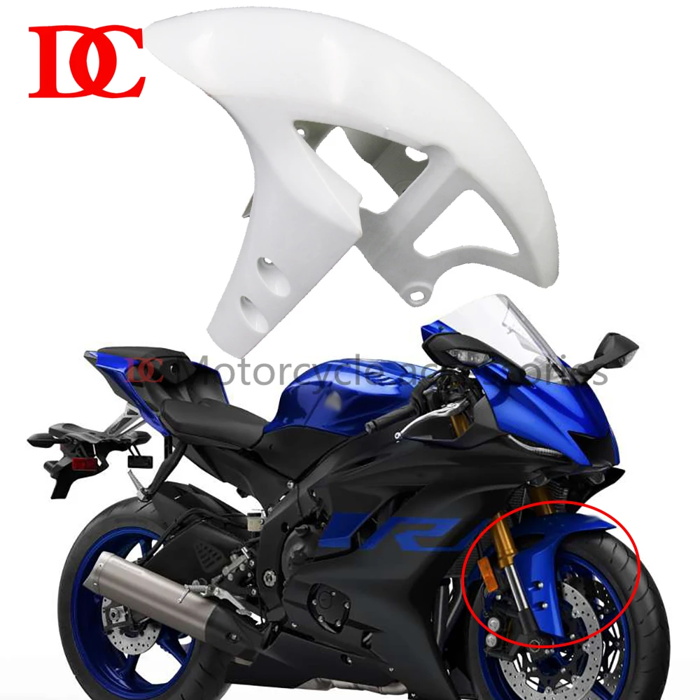 บังโคลนรถด้านหน้า Fender Fairing ทรายสำหรับ YZF600 R6 2017 2018 2019 2020 2021 2022 YZF1000 R1 R1M 2009 2010 2011 2012 2013