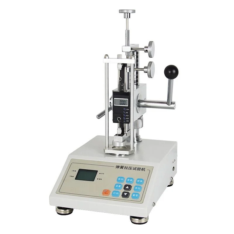 Testador de compressão de máquina de teste de tensão e compressão de mola com display digital