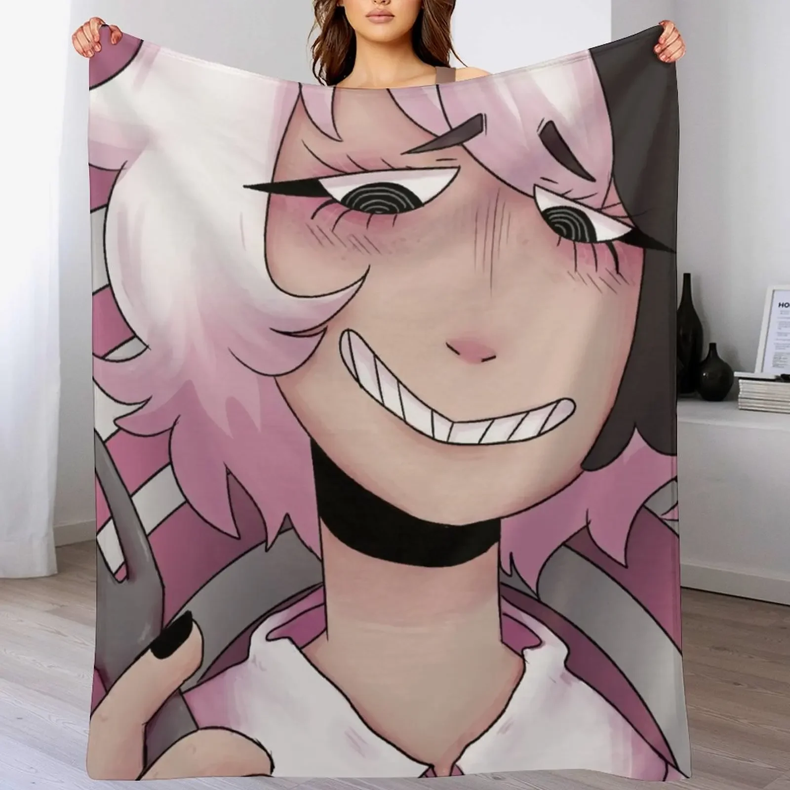

Appetite of a people pleaser Throw Blanket Blankets For Sofas Flannel Fabric For Decorative Sofa cosplay anime Blankets
