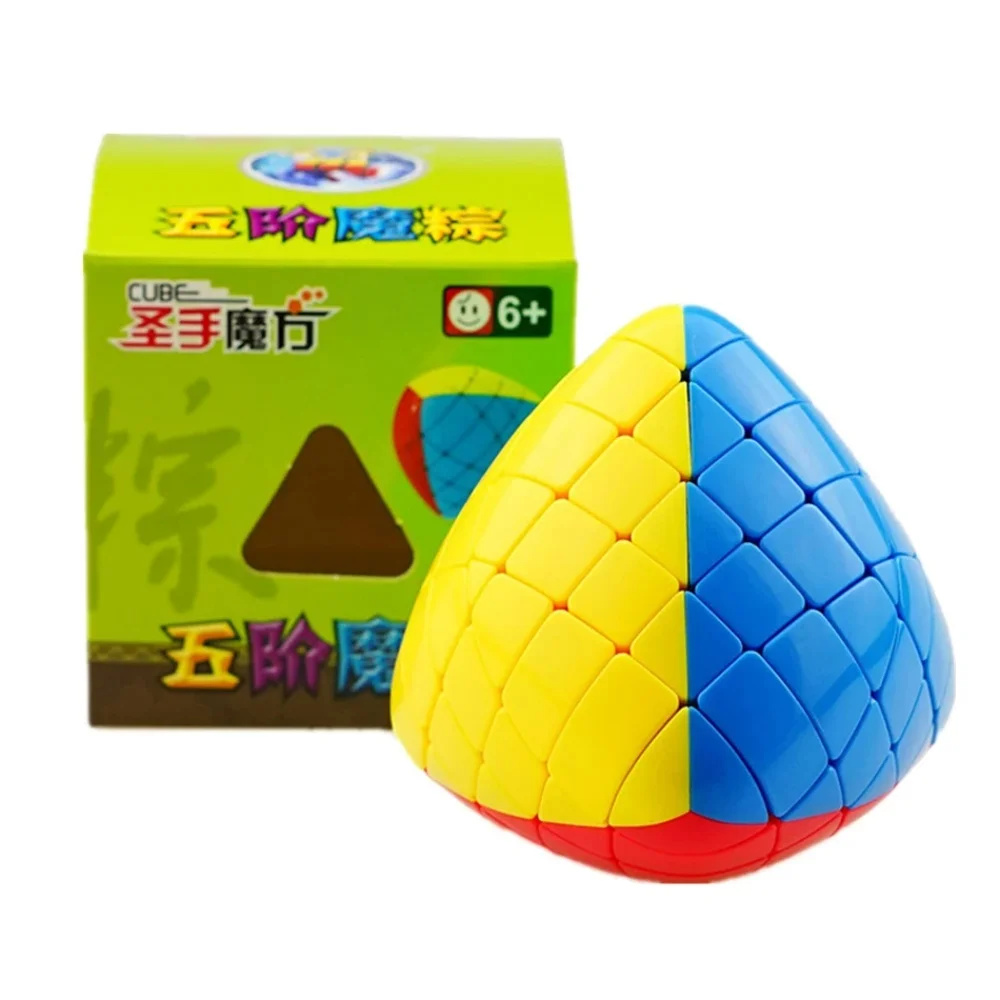 Shengshou 5x5x5 Mastermorphix Speed Cube 5x5 Rice Dumpling Magic Puzzle Cube 5x5 pyramid Cube Magic Educational toys