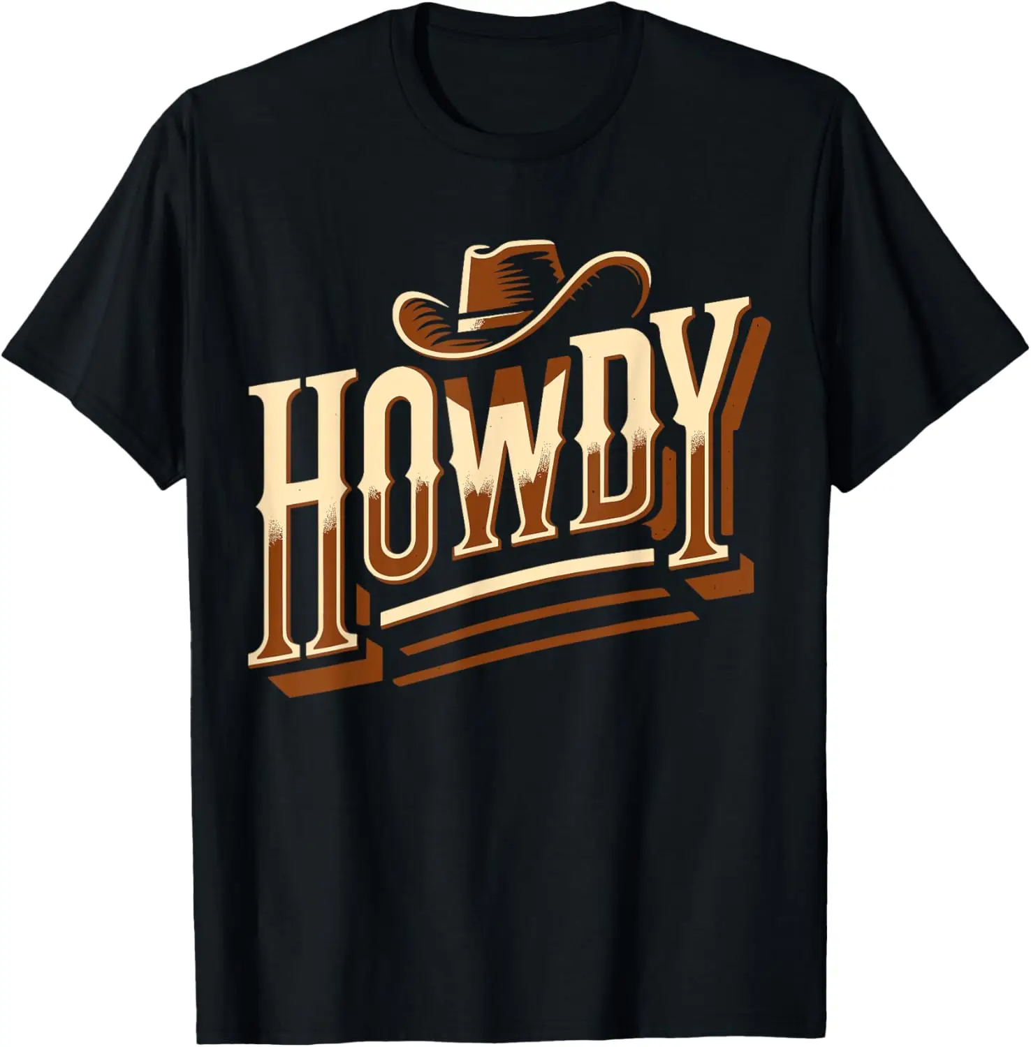 Howdy Western Rodeo Country Cowboy Cowgirl T-Shirt