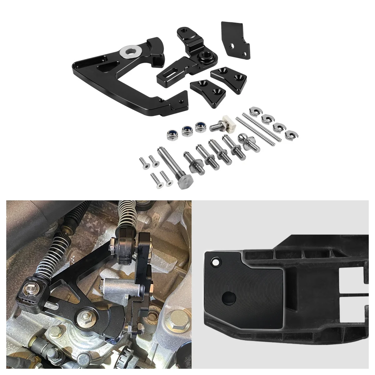 

Adjustable Short Shifter Arm & Relay Lever & Accelerator Pedal Spacer Kit for VW for Golf MK7/7.5 for Golf MK8 GTI 2.0T 02Q