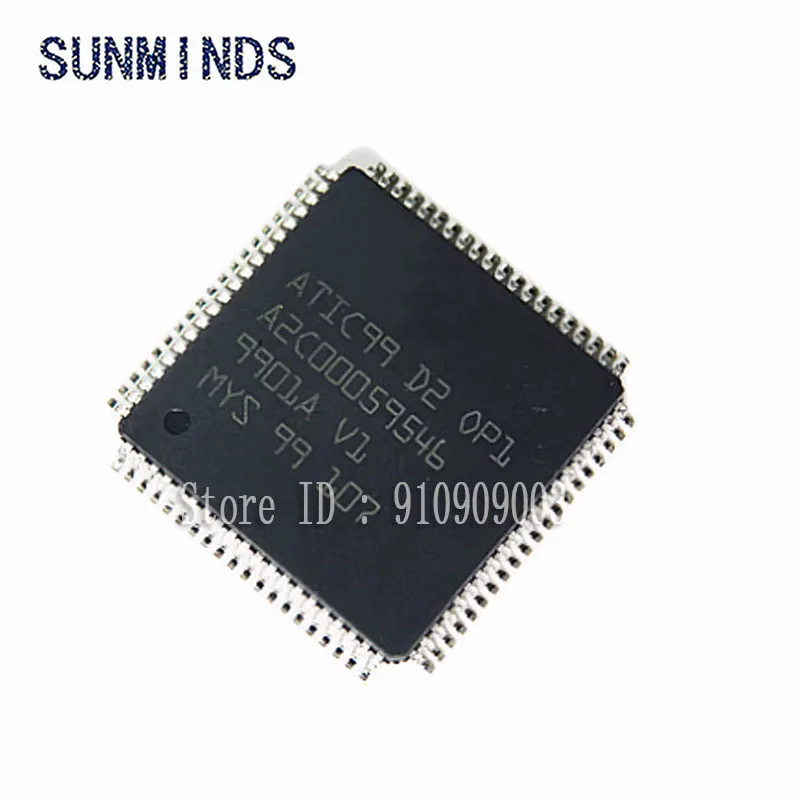

5Pcs New original ATIC99 D2 0P1 QFP ATIC99 D2 OP1 A2C00059546 QFP80 SMD ic chips
