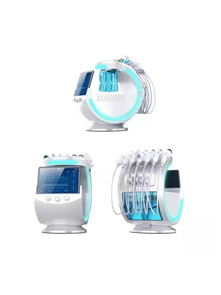 7 in 1 10MP Huidanalysator RF Score Smart Ice Blue Spa Machine Zuurstofgenerator Huidvernieuwing Huidbeheer Airbrush