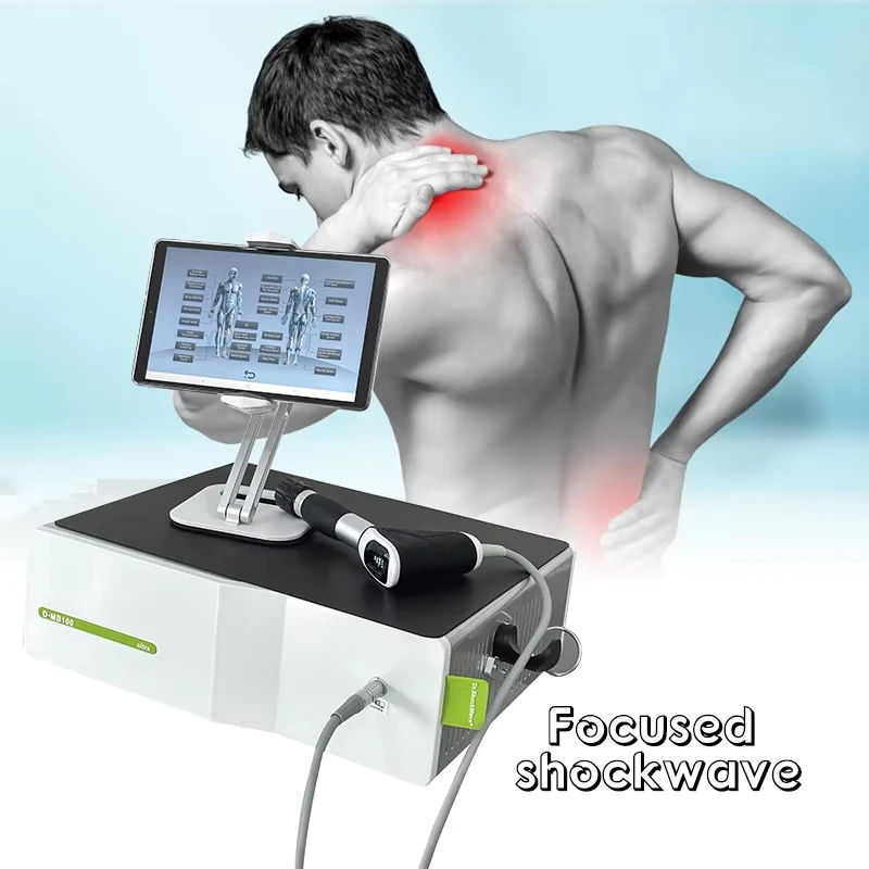 

Focused Shockwave Therapy Machine Physiotherapy ESWT Shock Wave Equipment For Pain Management Clinic Use