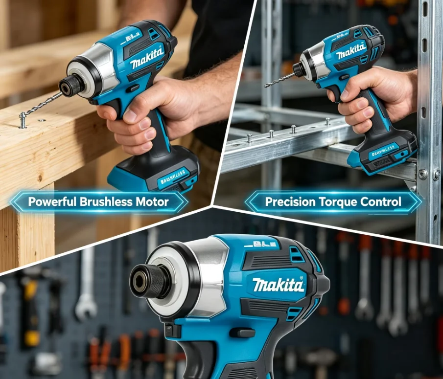 Makita DTD173 18V LXT Cordless Brushless Impact Driver Electric Drill Screwdriver with LED Light