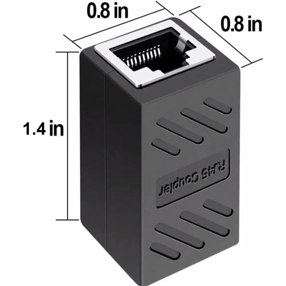 RJ45 Cat 5 Cat 6 Cat6a Coupler Extender Connector Ethernet Coupler Female To Female PC Hardware Adapters Ethernet Cable Extender