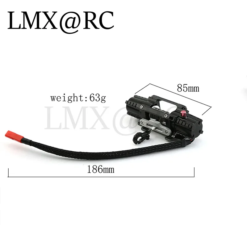 Dual Motor Metall Simulierte Winde für 1/8 1/10 RC Crawler Auto Axial SCX10 TRX4 RC4WD D90 KM2 Redcat YK4082 Upgrade Teile