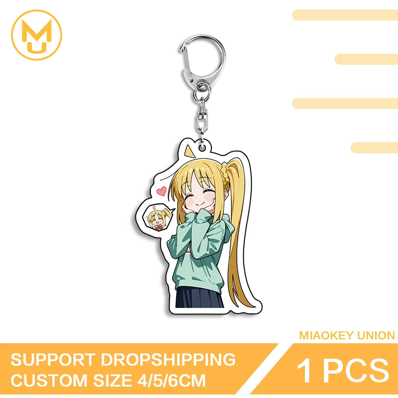 Playful Ljichi Nijika High Quality Enchanting Double Sided Acrylic Keyring Practical Simplicity Charming Key Ring Accessory