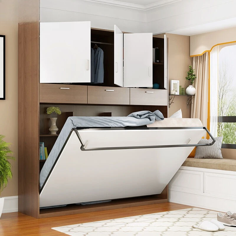 Hardware ribs bed frame accessories multifunctional electric folding wall bed storage Murphy bed