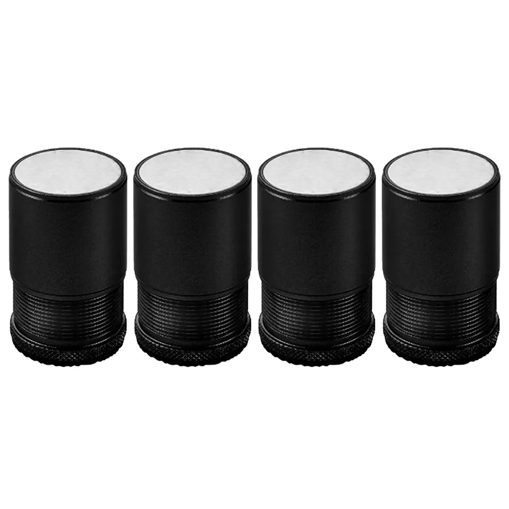 For Bedroom For Living Room Black Table Leg Riser Noise Reducing Furniture Pad Furniture Riser Easy Installation Non-slip Design