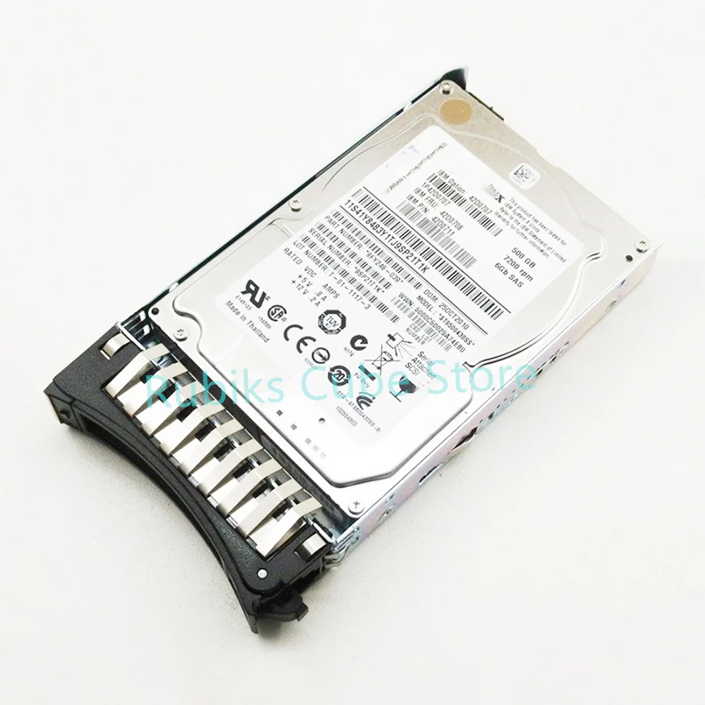 For IBM Hard Disk X3850X5 X3950X5 42D0708 42D0707 500G 7.2K SAS 2.5"