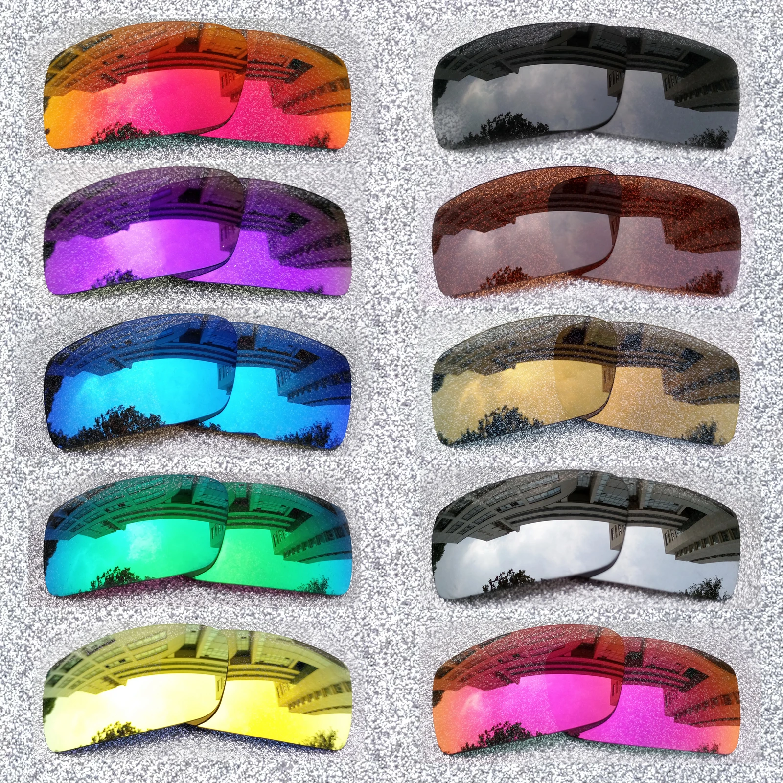 

HDTAC Polarized Replacement Lenses For-Oakley Crankshaft OO9239 Sunglasses Multicolor Options