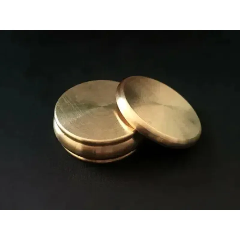 Ultimate Buddha Okito Box in Solid Brass, Professional Coin Magic Gimmick for Half Dollar, Vanish Appear Penetrate Close Up