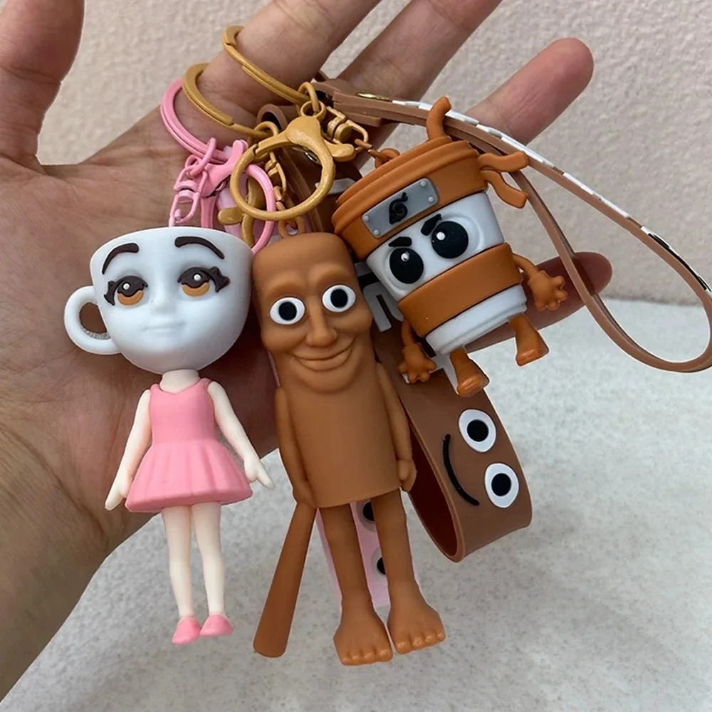 -2026New متعة Keyrings الإيطالية Brainrot المفاتيح Tralalero Tralala Tung Tung Sahur راقصة الباليه كابتشينو دمية سلاسل المفاتيح الهدايا