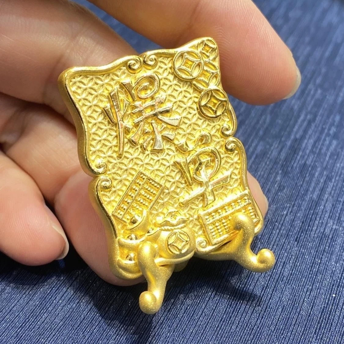 Business People Metal Ornament Rapid Growth Order Chinese Style Wealth Wealth Ornaments for Friend Business Gifts