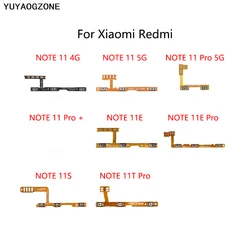 Power Button Switch Volume Mute Button On / Off Flex Cable For Xiaomi Redmi NOTE 11 Pro 4G 5G 11E 11S 11T