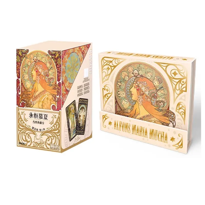 KAYOU Eternal Mucha Series 1Heritage Collection Card Flower Collection 4 Grid Card Album Book Genuine Birthday Collection Card
