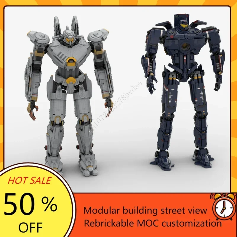 

Знаменитые тихоокеанские фильмы MOC Space Gipsy Danger Fighter Striker Eureka Модель робота Строительные блоки Кирпичи Игрушки «сделай сам» Подарки для детей