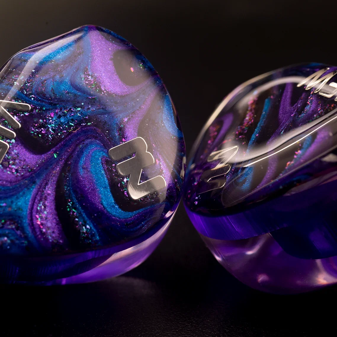 INTUAURA Purple Wideband Dynamic Driver Unit IEMs HiFi 이어폰 유선 이어버드 오디오 애호가를 위한 고품질 케이블