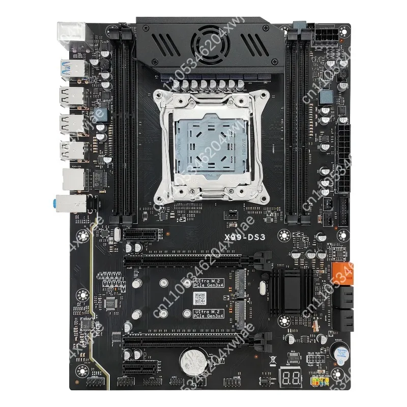 Industrial Grade X99 Motherboard with Full Solid Capacitors High Durability for Workstation Builds