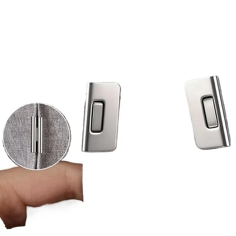 10 Stück starke magnetische Vorhangklammern, nagelfreie Verdunkelungsverschlussklammern, halten den Vorhang geschlossen und verhindern das Eindringen von Licht ins Schlafzimmer. – Detail 7
