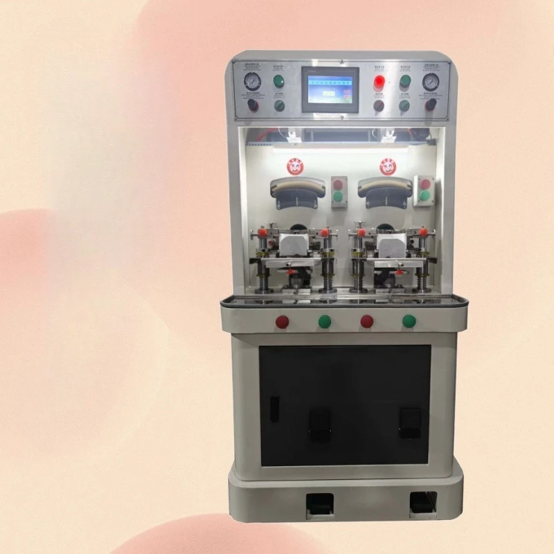New design, double cold and double hot toe head setting machine, two cold and two hot computer design