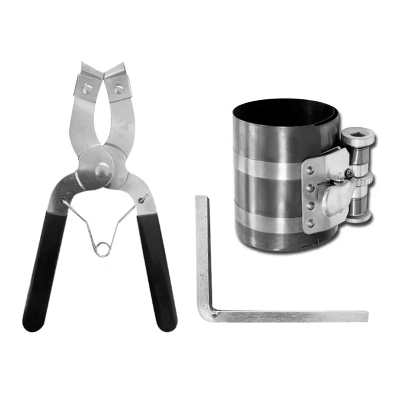 

1 комплект, плоскогубцы с трещоткой для снятия поршневого кольца двигателя, 53-175 мм