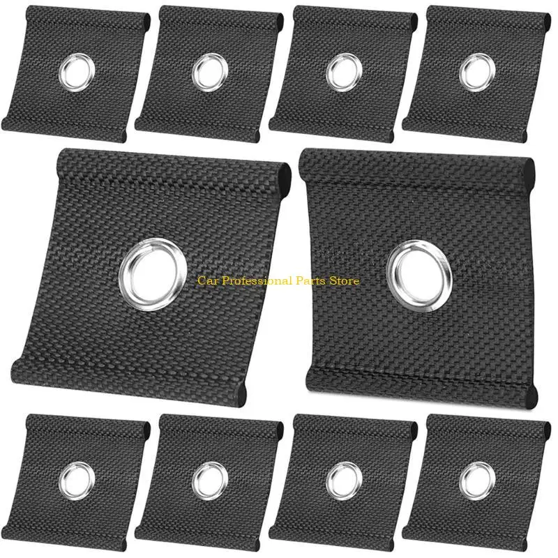 

R53D 10pcs Awning Installation Tools Eyelets Piping Eyelet for Piping Awning Piping Camping Piping Accessories