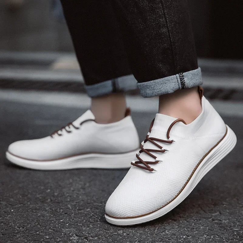 

2025 Commuting Daily Versatile Mens Casual Shoes Fitness Comfortable Sports Shoes Shock-absorbing Wear Resistant Walking Shoes