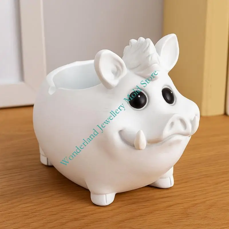 H7EB Leicht zu lösende Form in Wildschweinform, detailliertes Design für die Kunstharzherstellung, Schmuckherstellung und