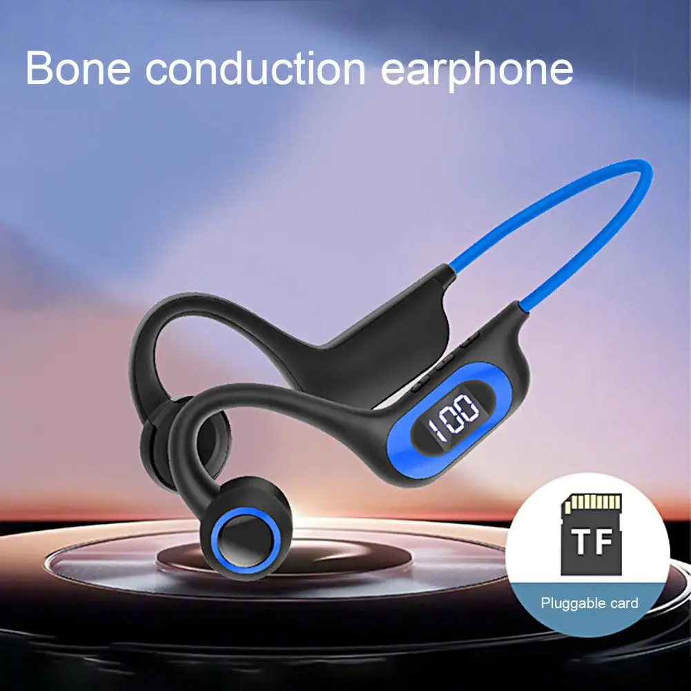 

Wireless Earphone Adjust Volume 20Hz-20kHz 300mAh Air Conduction Wireless Headphone Headset for Outdoor