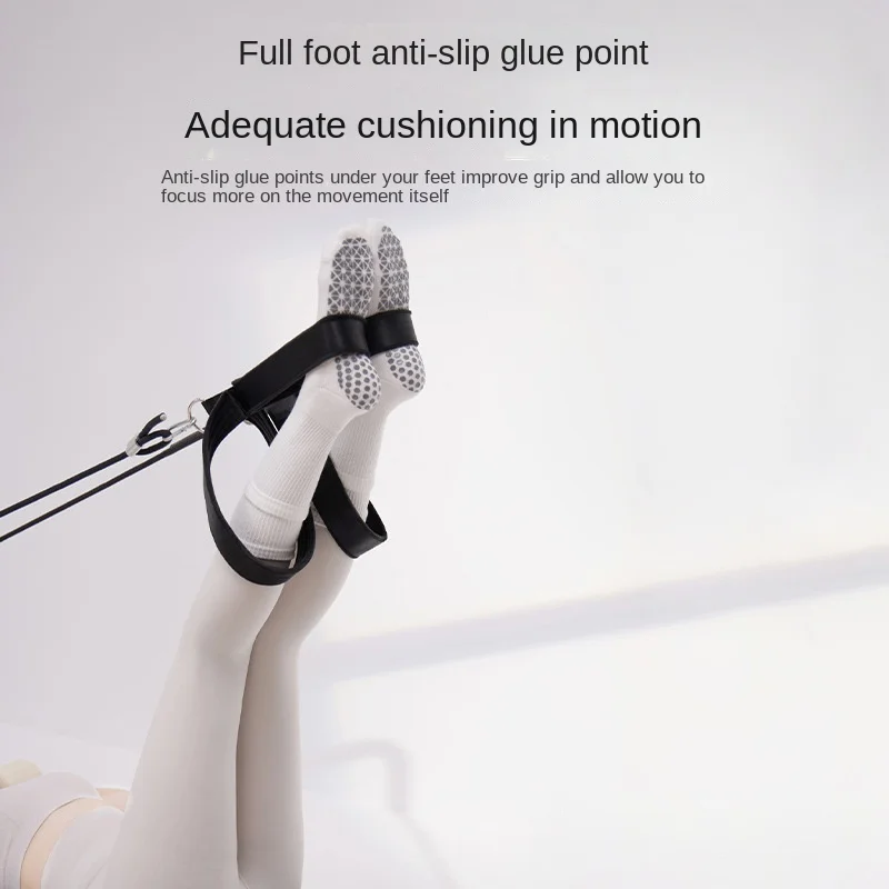 ถุงเท้าโยคะกันลื่นสำหรับผู้หญิง รุ่นใหม่ ฤดูใบไม้ร่วง-ฤดูหนาว แบบมืออาชีพ ความยาวกลางน่อง สำหรับพิลาทิส ฟิตเนส และกีฬา รุ่น 8W182