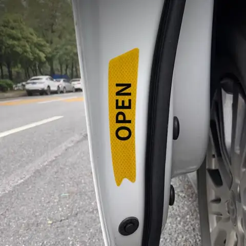 टोयोटा सिएना 2021 2022 2023 2024 के लिए कार दरवाजा परावर्तक स्टिकर कार दरवाजा टक्कर चेतावनी स्टिकर ऑटो बाहरी संशोधन 8 best sales टोयोटा सिएना 2024 - №2