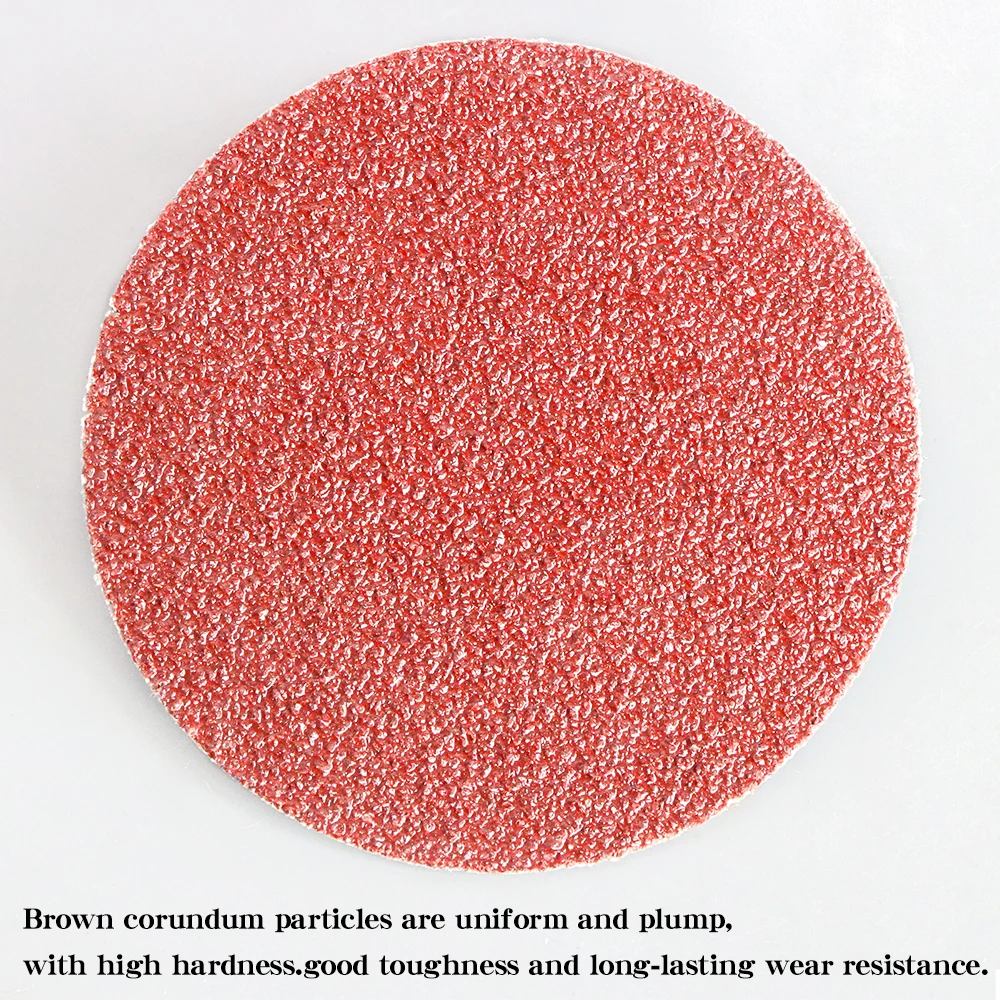 2 "50Mm Rolvergrendeling R-Type Snelwisselschijven Korrelschuurschijf Metalen Oppervlakteconditionering Slijpaccessoires