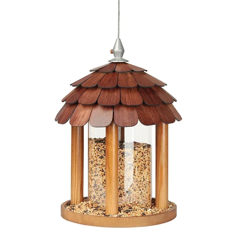 

Outdoor bird feeder, bird feeder, garden view, villa decoration, distribution, and feeding