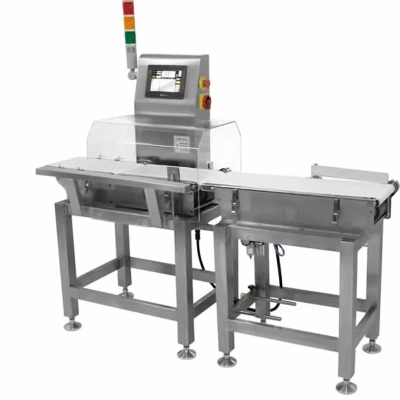 Online dynamic checkweigher assembly line belt scale conveyor sorting machine high precision food weighing checkweigher