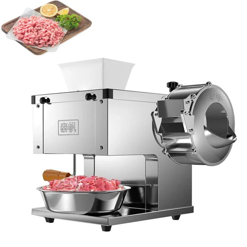 

Электрическая мясорубка, бытовая машина для резки мяса, коммерческая автоматическая машина для нарезки свежего мяса из нержавеющей стали