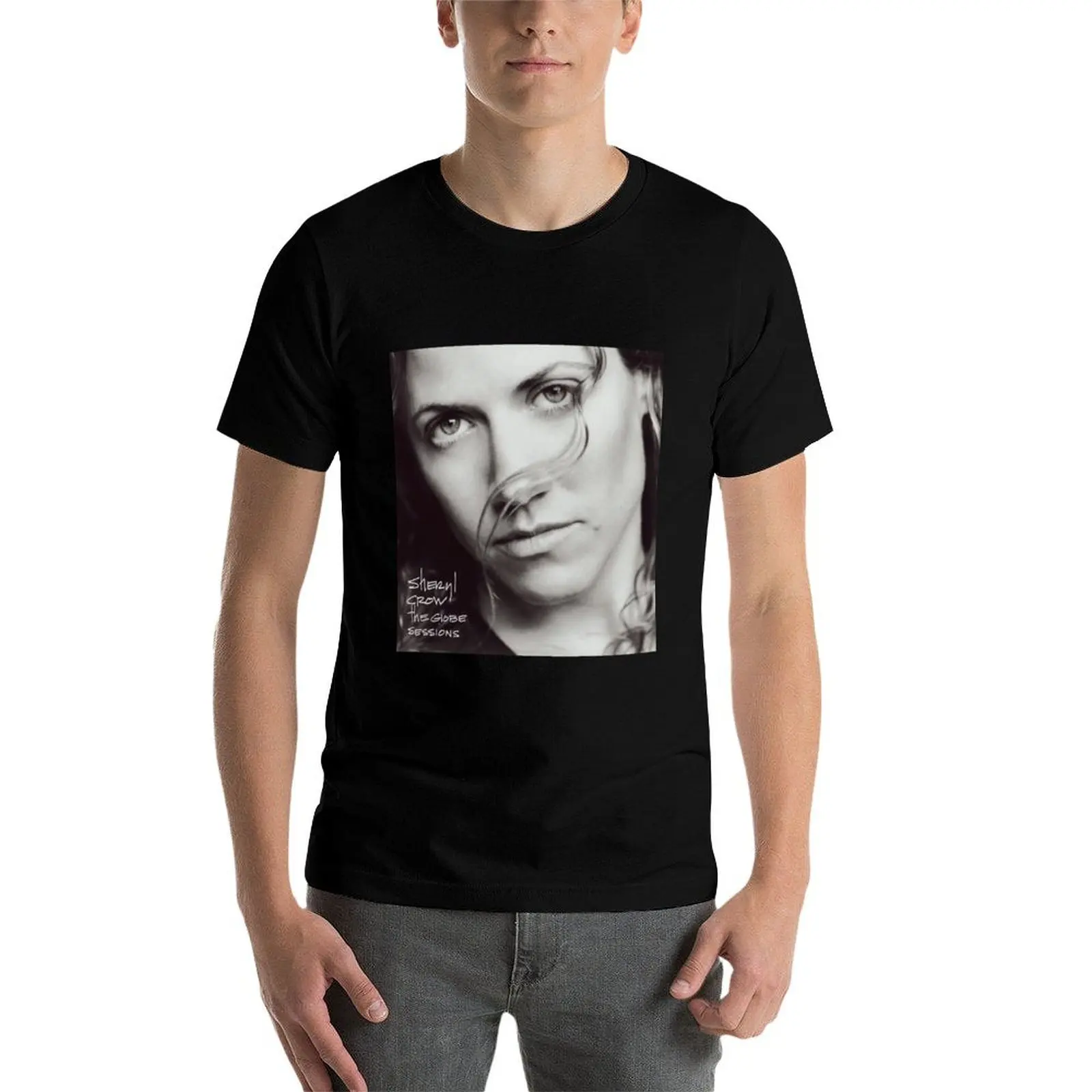 Sheryl Crow hombre el hombre diseñador camiseta camisa globo t sesiones liso