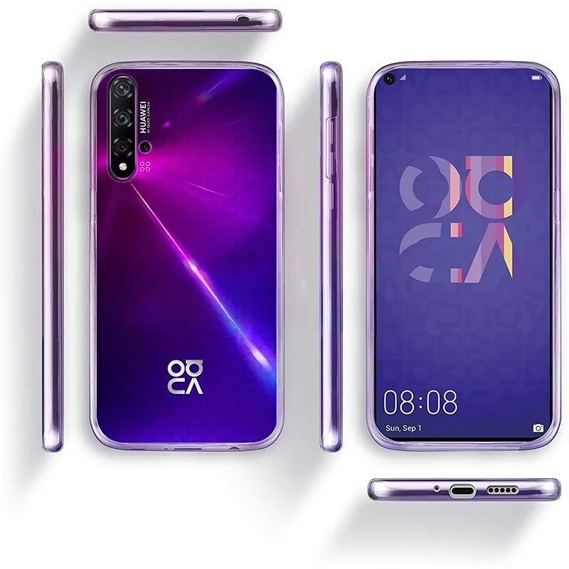 360 Full Body Phone Case For Huawei P20 P30 P40 Lite Mate 10 20 Pro nova 5t 7i P Smart 2019 2020 2021 Y7P Y7A Y9S Honor 20 Cover
