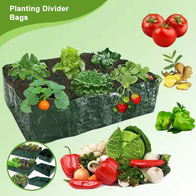 Pflanzbeutel für Hausgarten, Setzlingstöpfe und Pflanzgefäße, Anbau-Zubehör, Gartengeräte, Gewächshäuser, Großer Blumentopf-Behälter