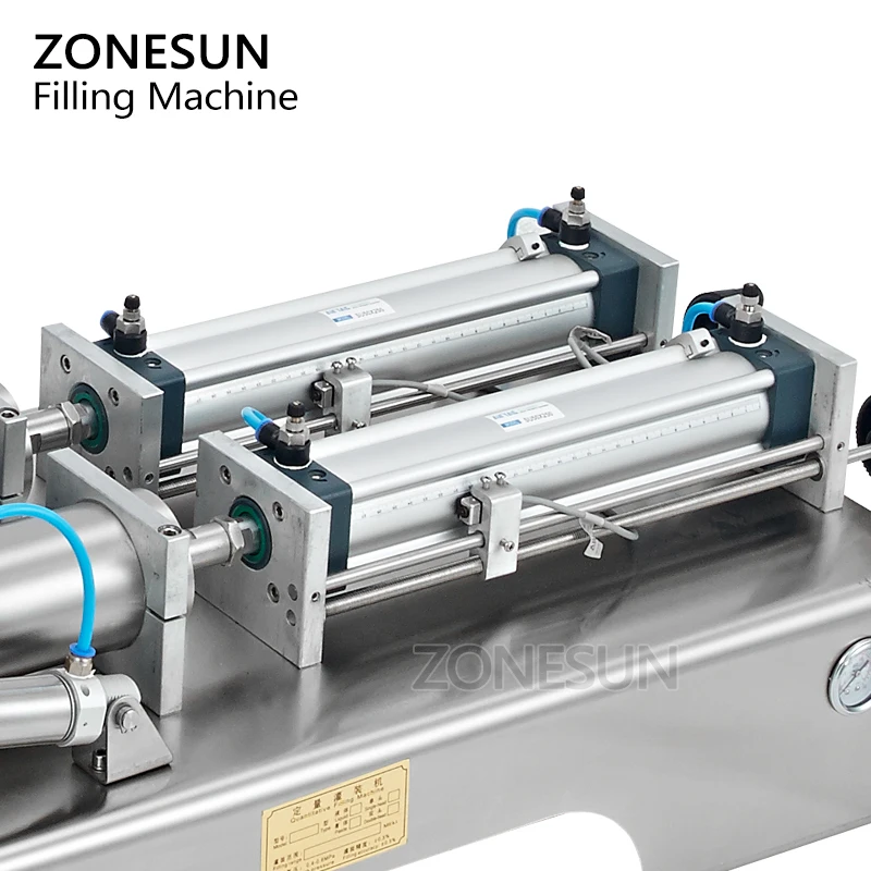 ZONESUN Mixing with Heater Filler Very Viscous Material Paste Sugar Chocolate Sauce Packaging Equipment Bottle Filling Machine