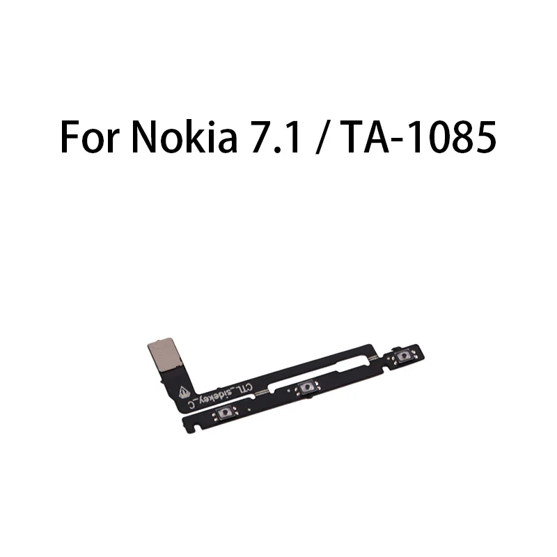 

Power ON OFF Mute Switch Control Key Volume Button Flex Cable For Nokia 7.1 / TA-1085