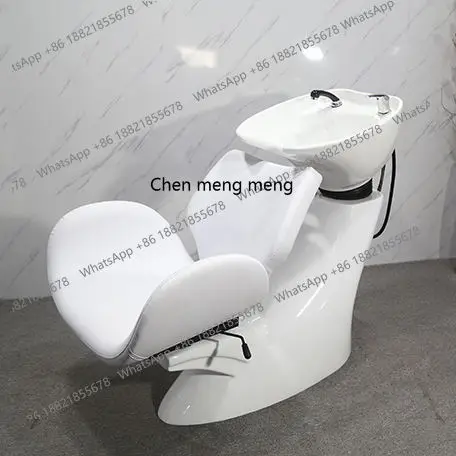 

Shampoo bed Light luxury simple barber shop special sitting semi-lying flush bed