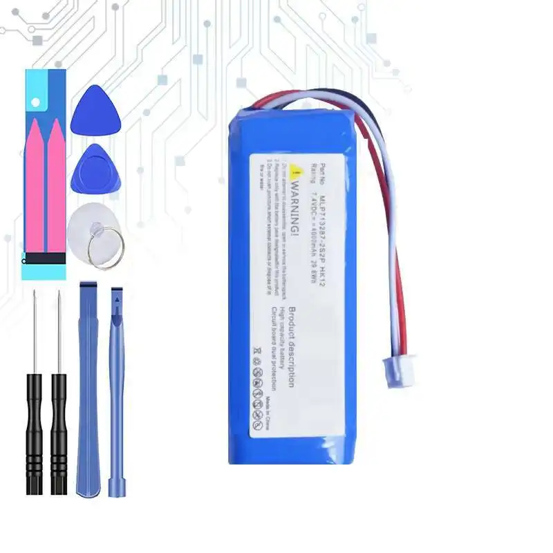 

Bluetooth Speaker Battery 4000mAh For Harman Kardon Esquire Bluetooth Speaker MLP713287-2S2P HK12