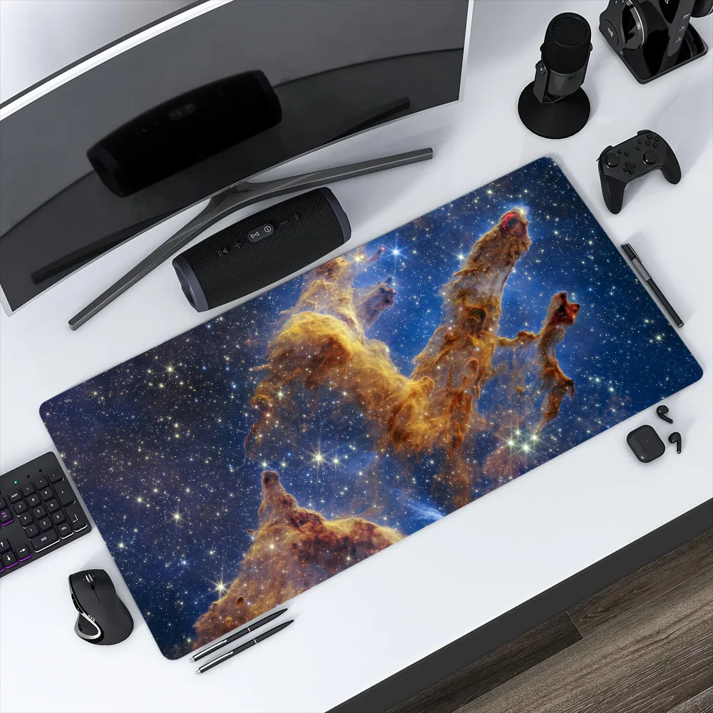 갤럭시 성운 우주 마우스 패드 미끄럼 방지 두꺼운 대형 - Gaming Accessories On Sale 리뷰 및 가격