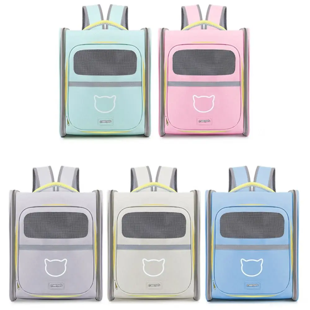 

Breathable Pet Carrier Backpack Windproof Large Capacity Cat Outdoor Bag Bite Resistant Wear-resistant Pet Travel Backpack