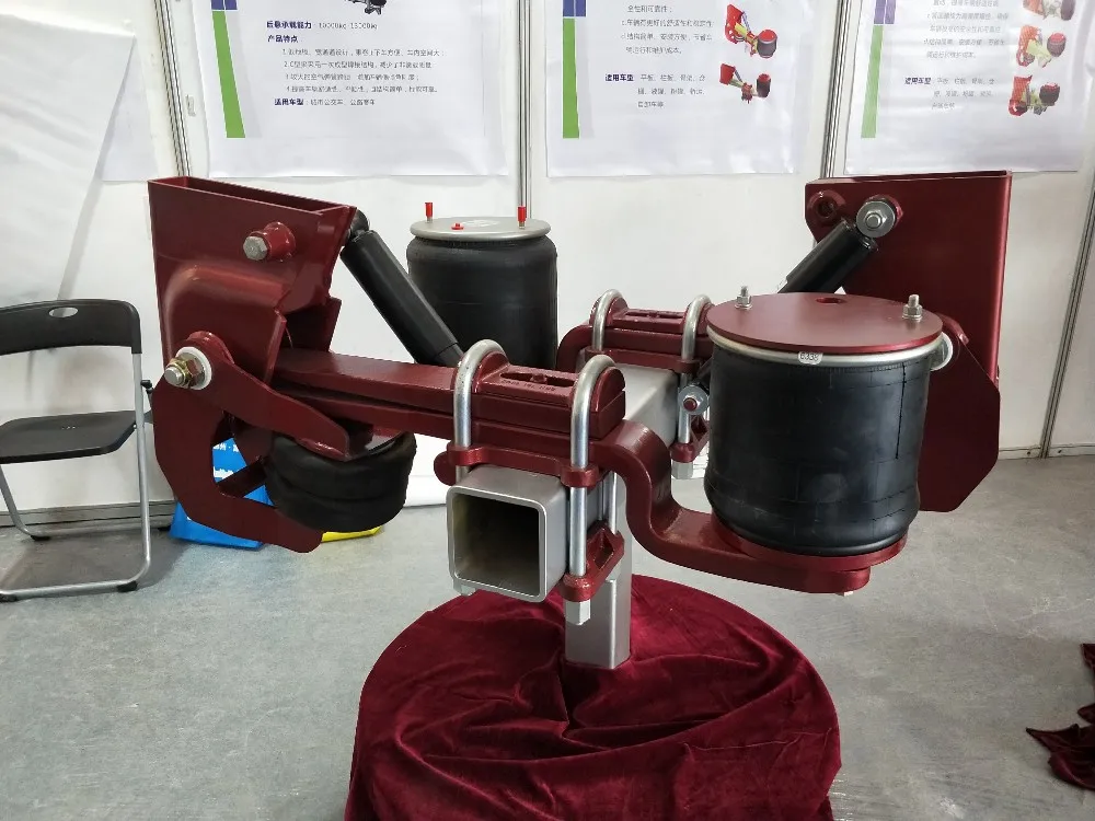 New Condition Steel 5-Axle Air Suspension Kit for Low Bed Semi Trailer Lift Axle Air Bag Suspension Trailerparts & Accessories