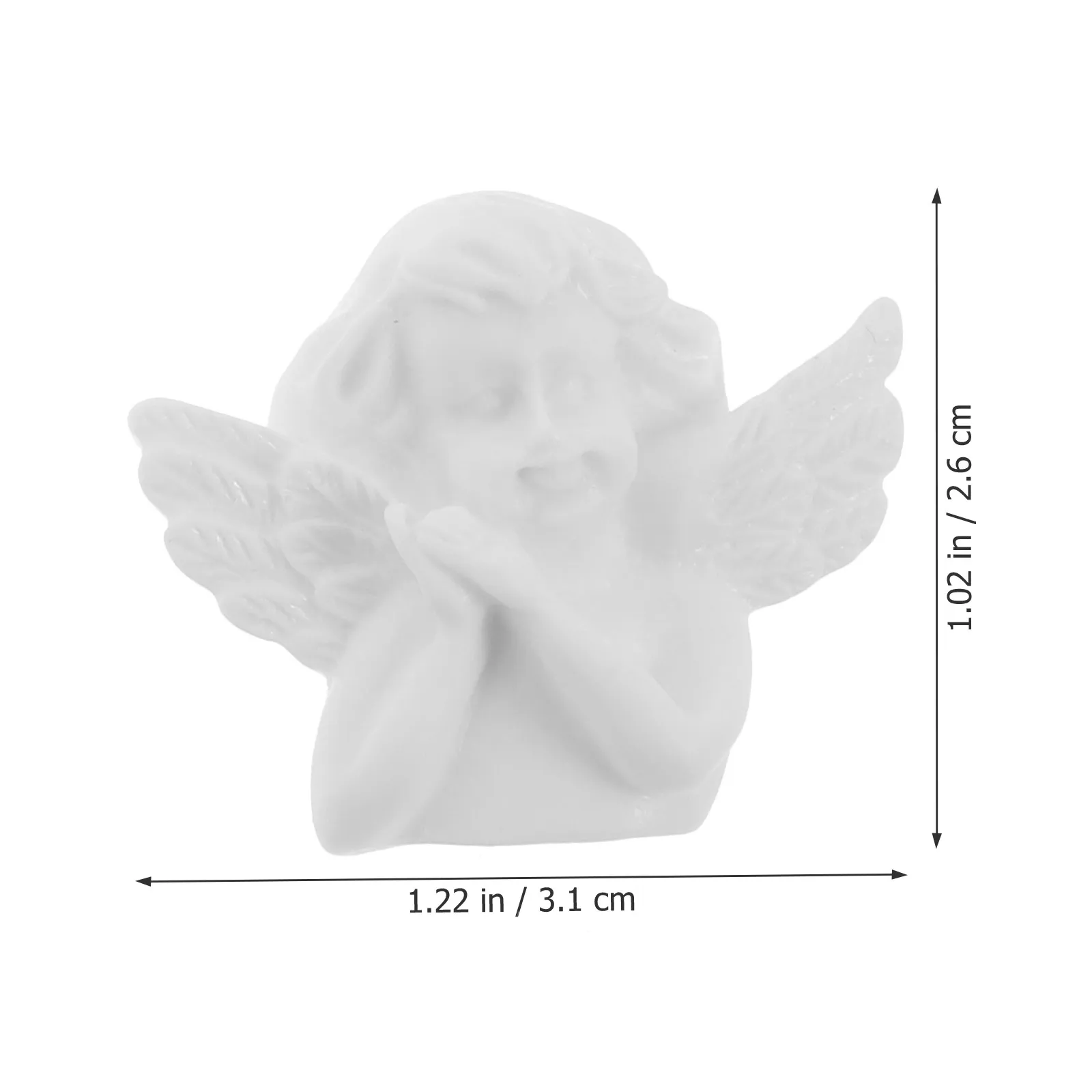 30 Mini Resin Angel Phone Case Accessories Beautiful Embellishments DIY Supplies Resin Charms Phone Case Charms view 3